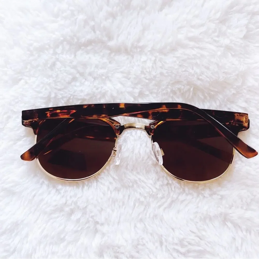 Theo Brown Sleek Modern Sunglasses
